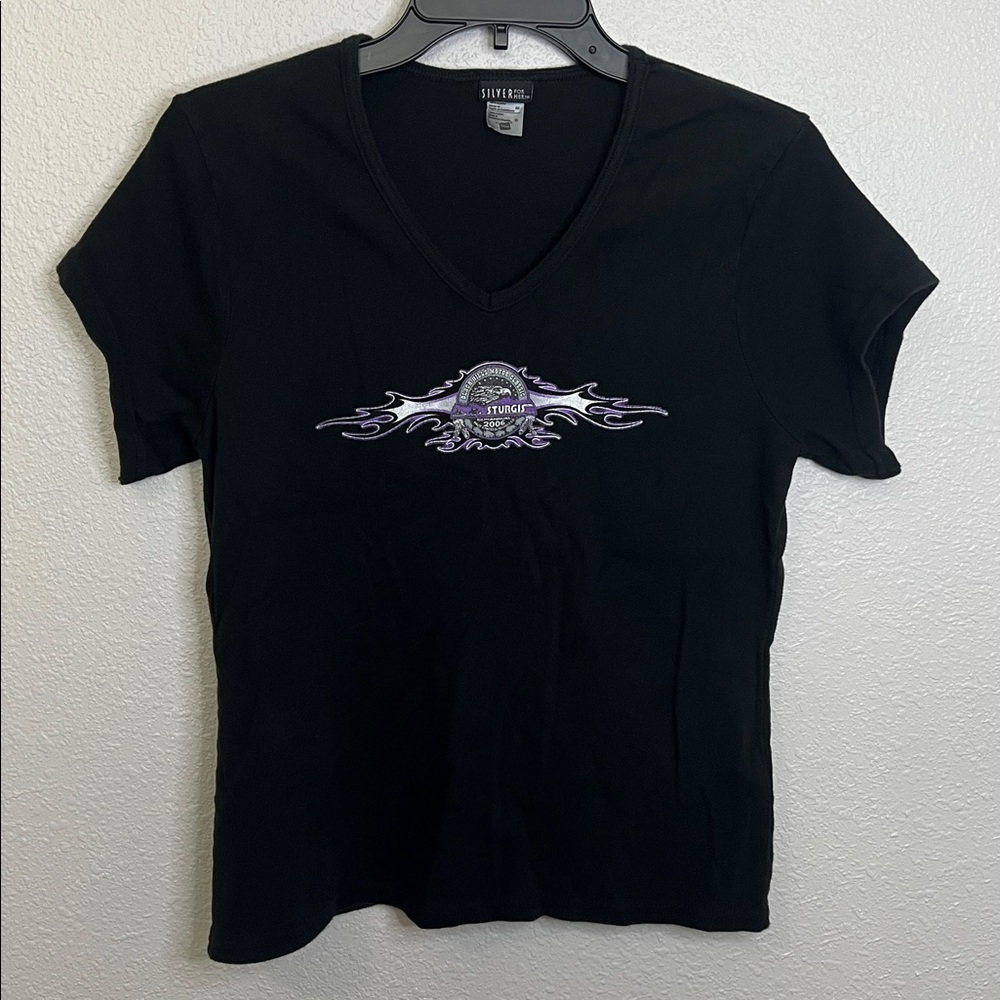 Women’s 2006 Sturgis Motorcycle Rally TShirt Black Size XL - Picture 3 of 4